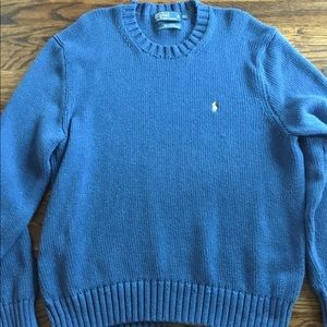 Classic Polo Ralph Lauren Blue Knit Sweater